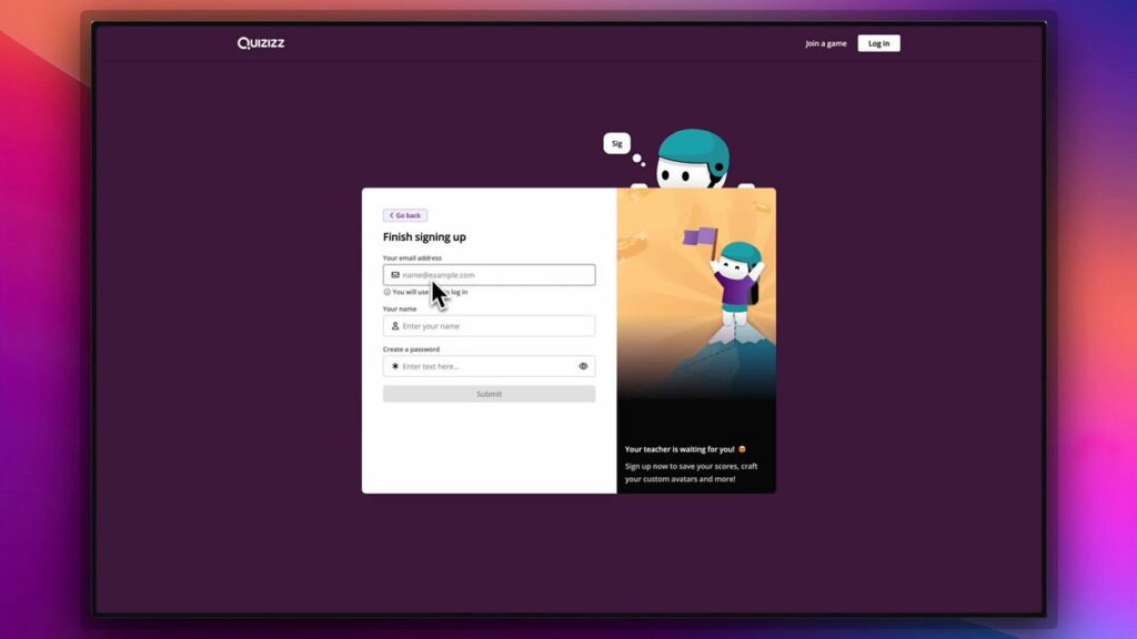 quizizz login