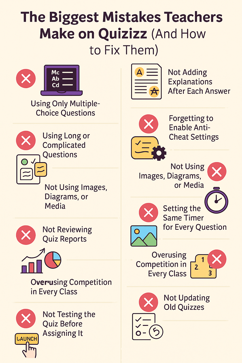 The Biggest Mistakes Teachers Make on Quizizz
